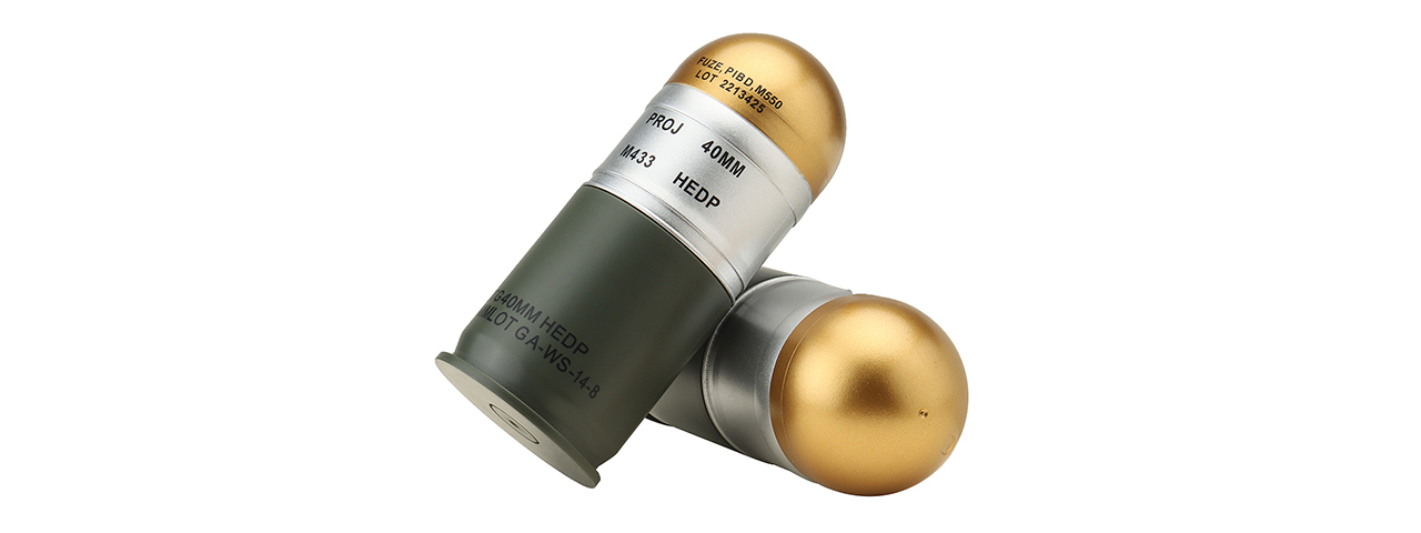 Airsoft M433 HEDP 40mm Dummy Grenades (Pack of 3) - Click Image to Close