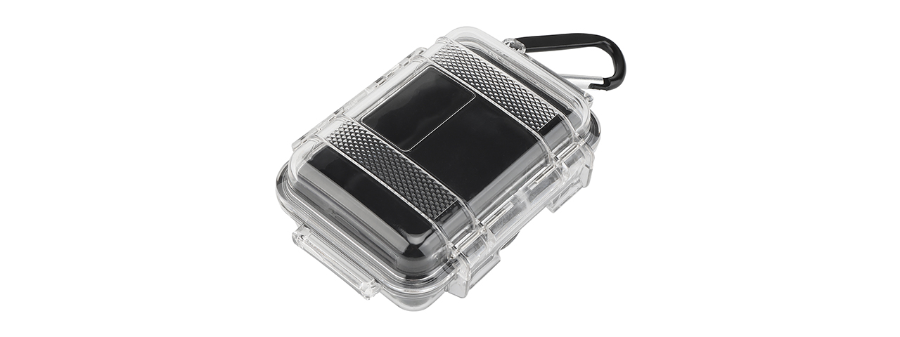 Clear & Black Micro Storage Case