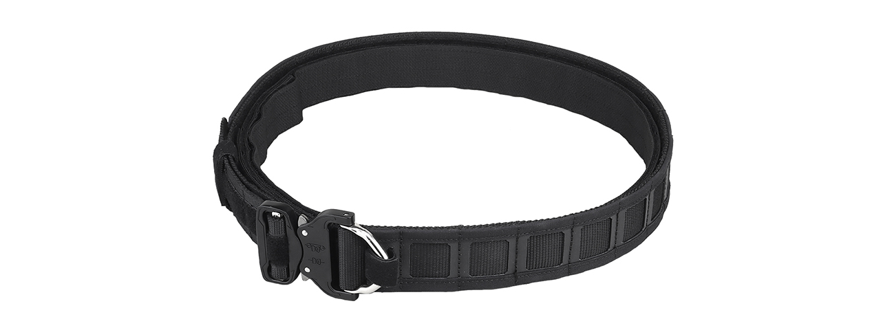 Special Combat Belt with Cobra Buckle (Color: Black)