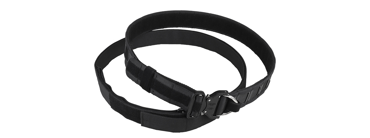 Special Combat Belt with Cobra Buckle (Color: Black) - Click Image to Close