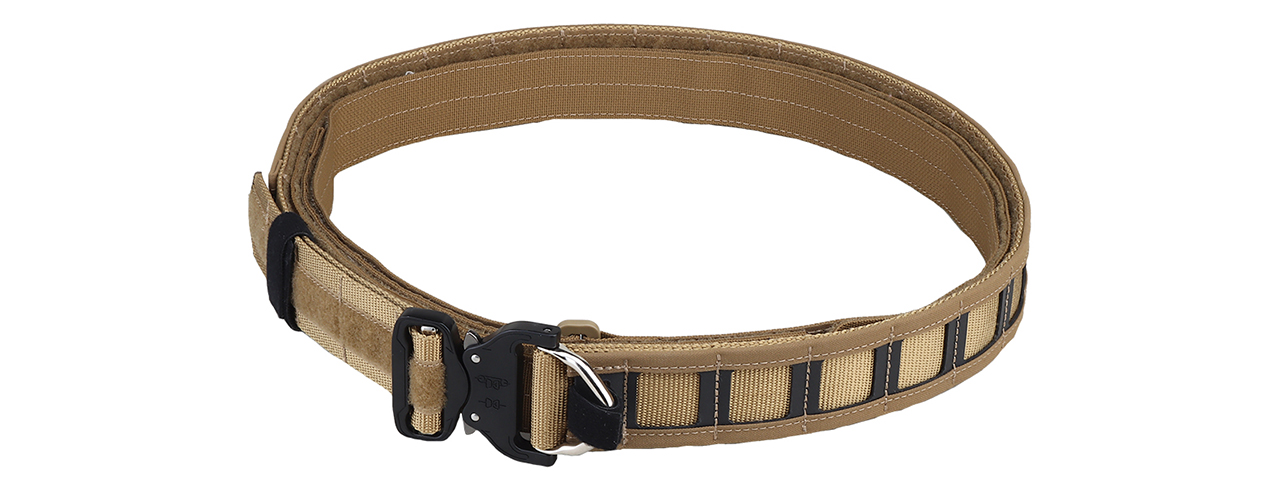 Special Combat Belt with Cobra Buckle (Color: Coyote Brown) - Click Image to Close