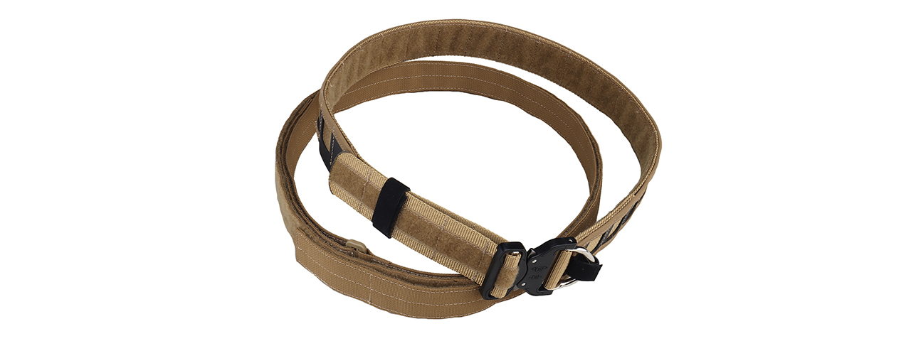 Special Combat Belt with Cobra Buckle (Color: Coyote Brown)