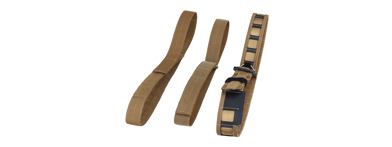 Special Combat Belt with Cobra Buckle (Color: Coyote Brown) - Click Image to Close