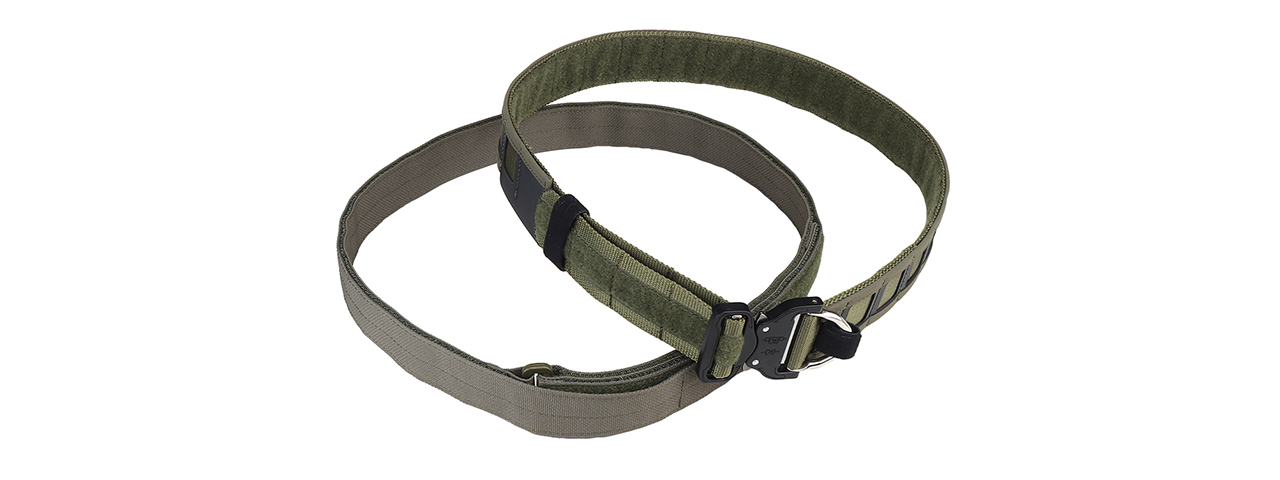 Special Combat Belt with Cobra Buckle (Color: Ranger Green) - Click Image to Close