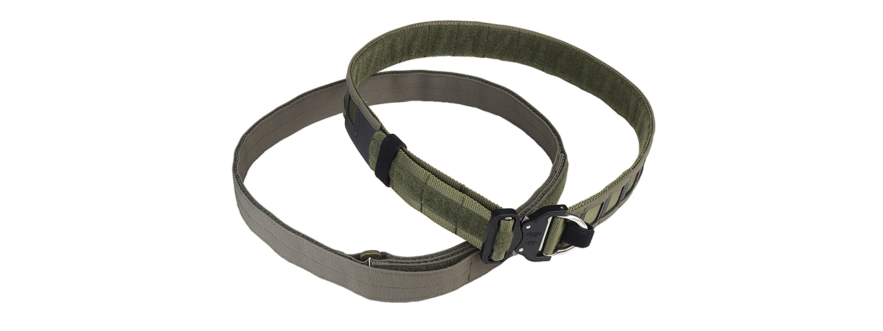 Special Combat Belt with Cobra Buckle (Color: Ranger Green)