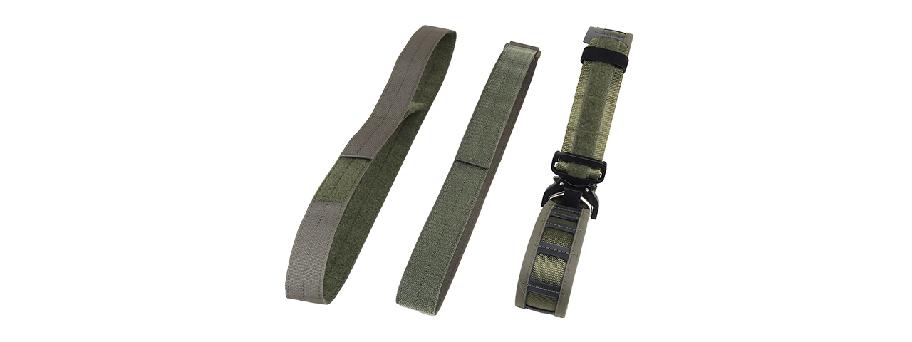 Special Combat Belt with Cobra Buckle (Color: Ranger Green) - Click Image to Close