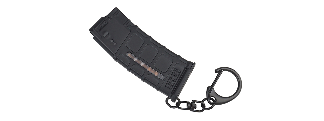 Tactical Detachable Mini 5.56 Magazine Keychain (Color: Black) - Click Image to Close