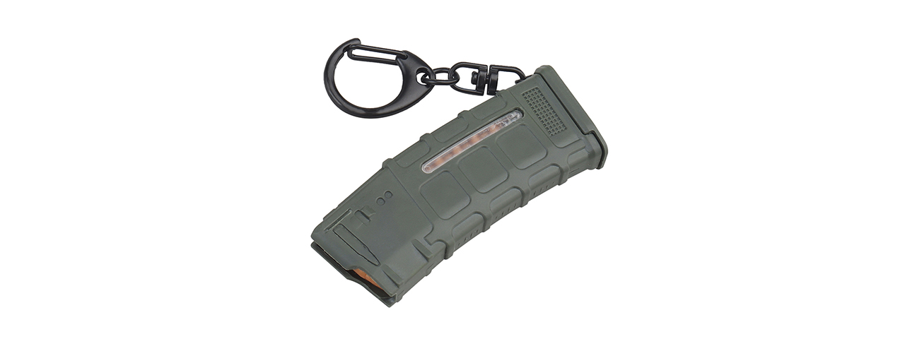 Tactical Detachable Mini 5.56 Magazine Keychain (Color: Green) - Click Image to Close