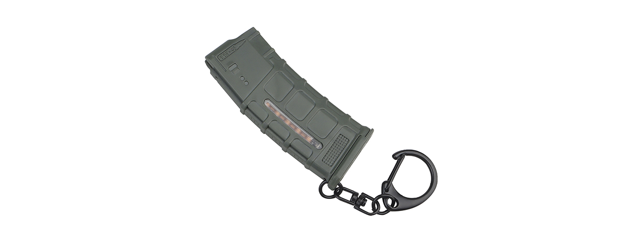 Tactical Detachable Mini 5.56 Magazine Keychain (Color: Green)