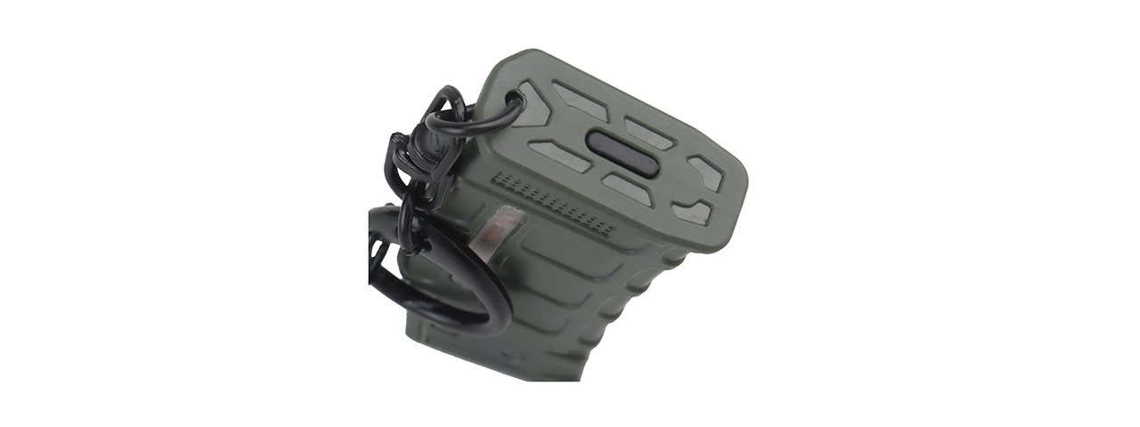 Tactical Detachable Mini 5.56 Magazine Keychain (Color: Green) - Click Image to Close