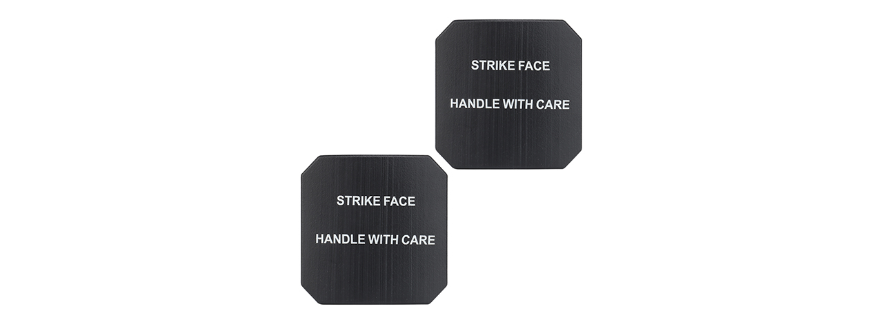 6x6 Inch Tactical Dummy SAPI Side Plates (Color: Black)