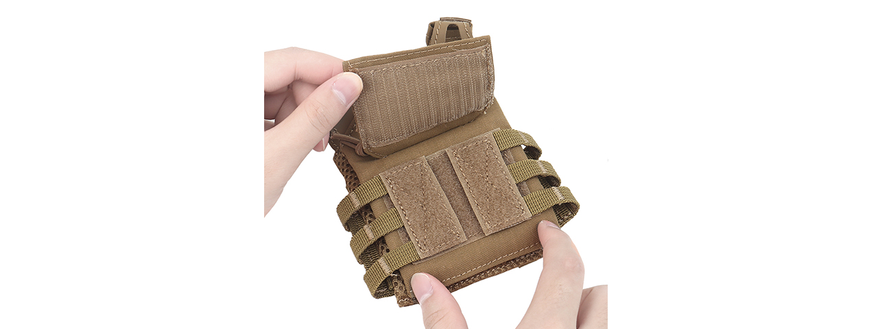 Mini Tactical Vest Ornament (Color: Coyote Brown)