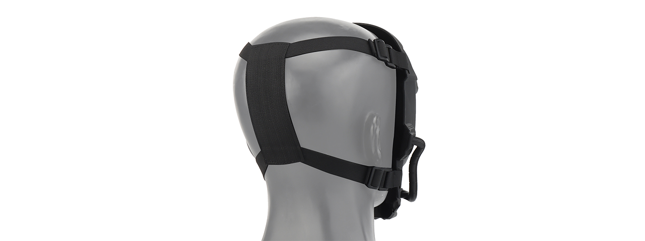 Chastener II Full Face Mask (Color: Black)