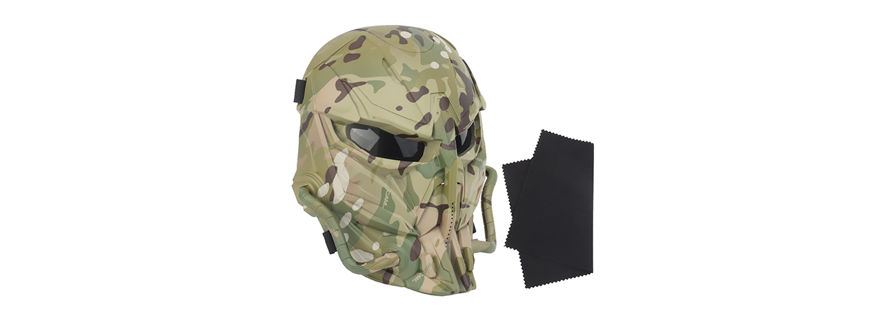 Chastener II Full Face Mask (Color: Multi-Camo) - Click Image to Close