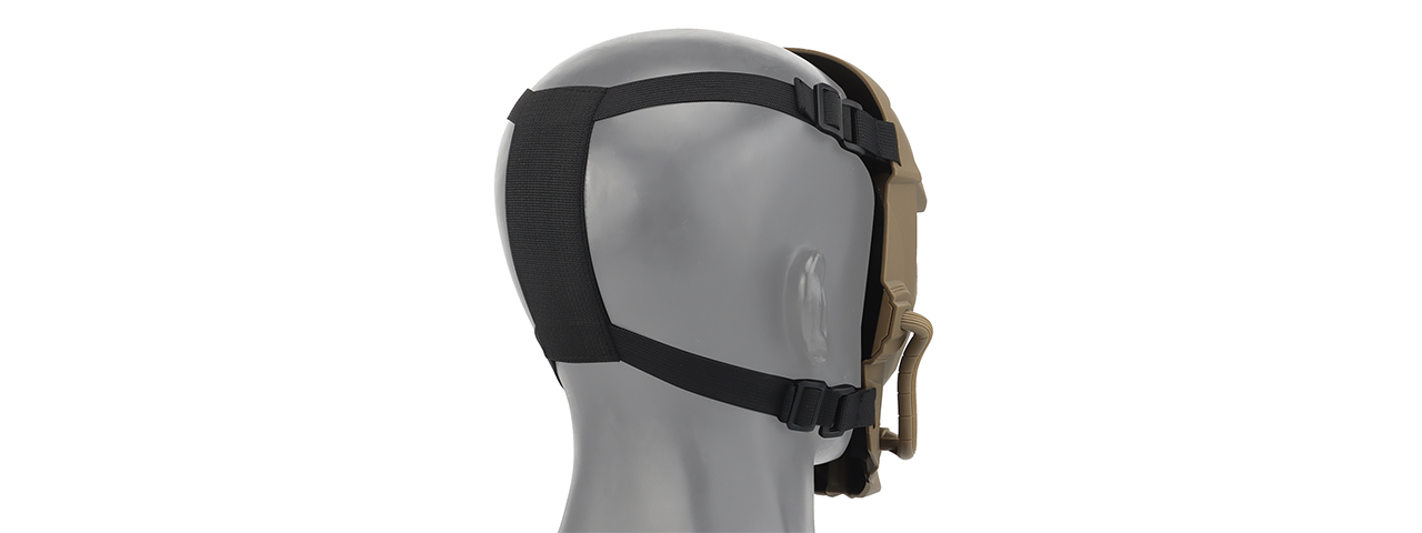 Chastener II Full Face Mask (Color: Tan)