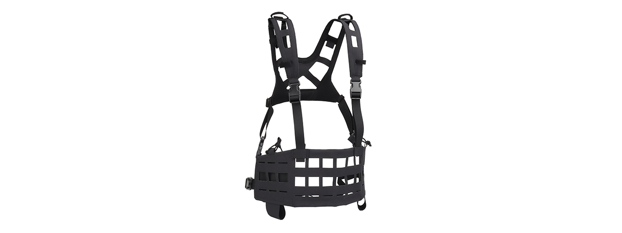 Lightweight SPC Tactical Chest Rig (Color: Black) - Click Image to Close