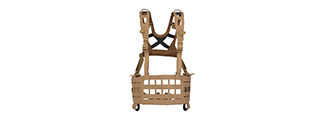 Lightweight SPC Tactical Chest Rig (Color: Coyote Brown)