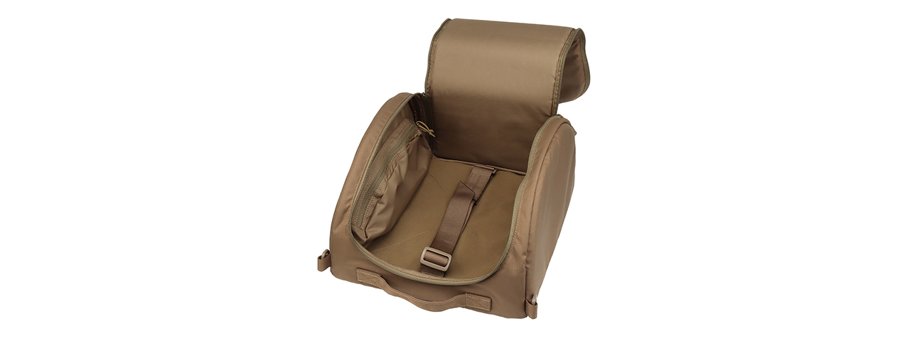 Padded Helmet Storage Bag (Color: Coyote Brown) - Click Image to Close