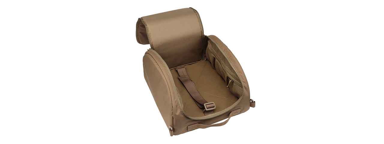 Padded Helmet Storage Bag (Color: Coyote Brown) - Click Image to Close