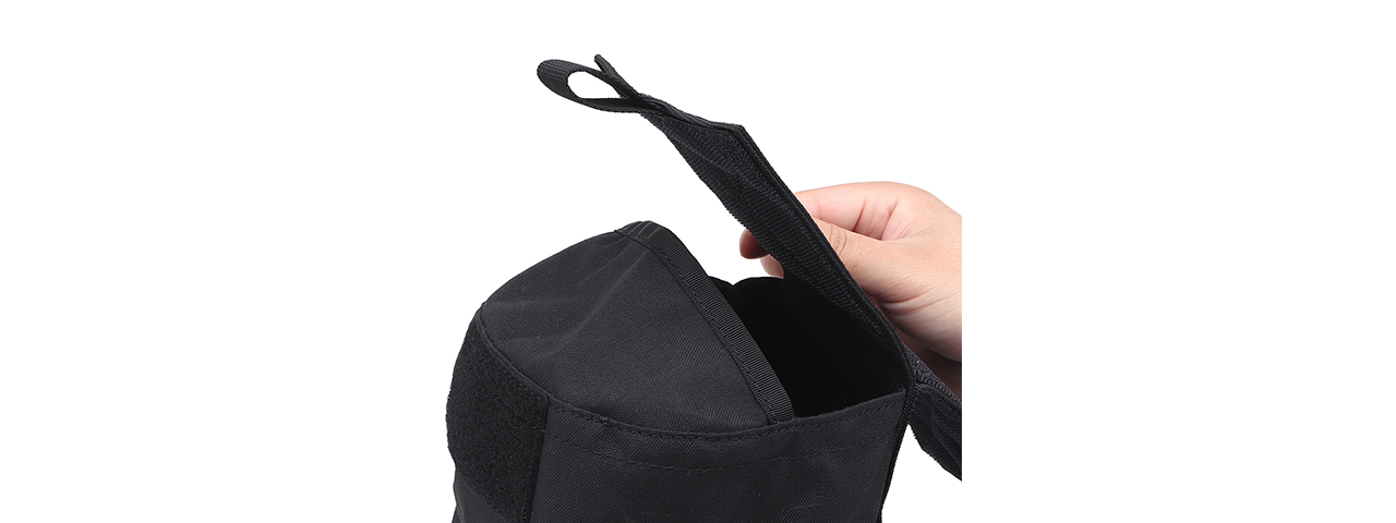 Tactical Velcro Storage Bag (Color: Black)