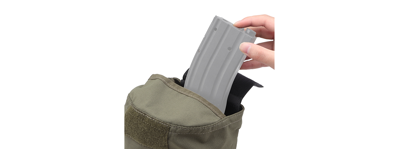 Tactical Velcro Storage Bag (Color: Ranger Green) - Click Image to Close