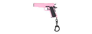 Tactical Detachable Mini 1911 Pistol Keychain (Color: Pink)