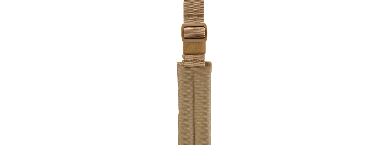 Lancer Tactical Heavy Duty Foam Padded Two Point Sling w/ QD Buckle (Color: Tan) - Click Image to Close