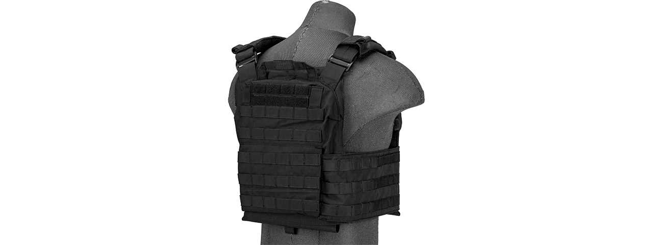 Lancer Tactical Quick Depart Plate Carrier (Color: Black) - Click Image to Close