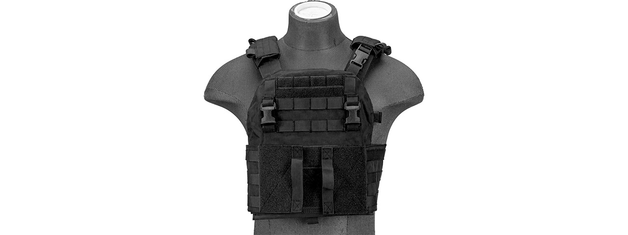 Lancer Tactical Quick Depart Plate Carrier (Color: Black)