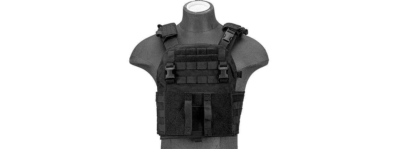 Lancer Tactical Quick Depart Plate Carrier (Color: Black)