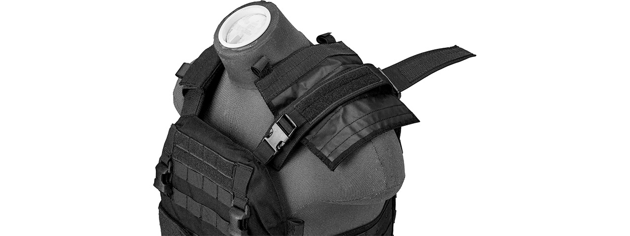 Lancer Tactical Quick Depart Plate Carrier (Color: Black)