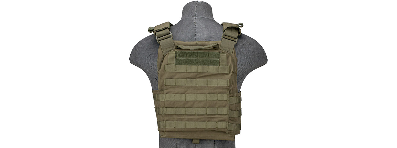 Lancer Tactical Quick Depart Plate Carrier (Color: OD Green) - Click Image to Close