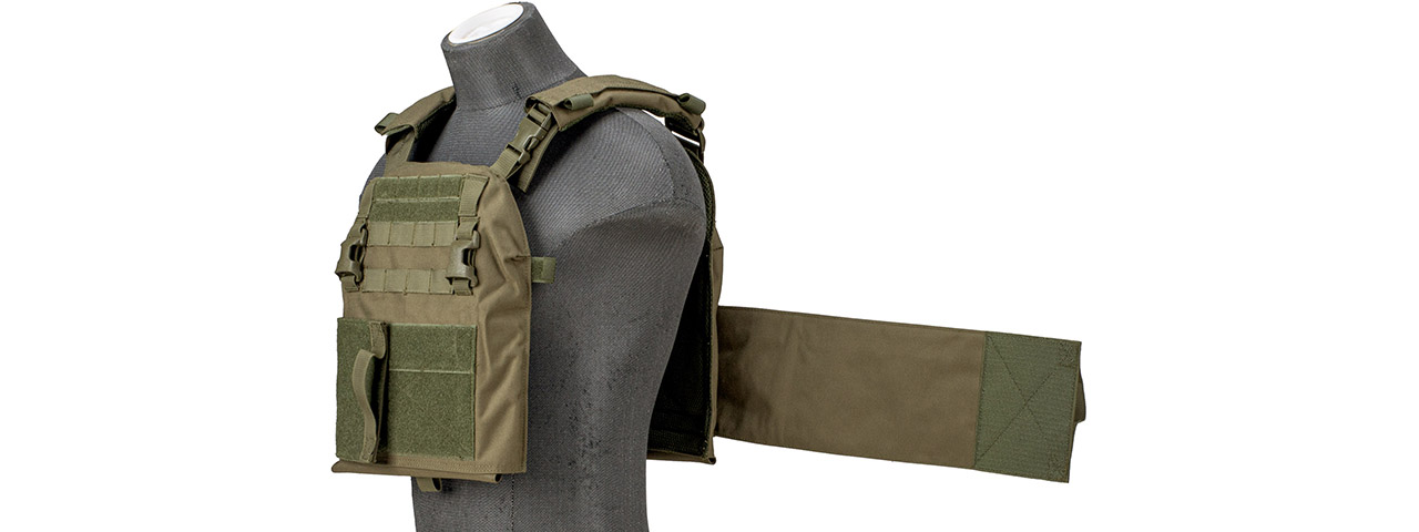 Lancer Tactical Quick Depart Plate Carrier (Color: OD Green)