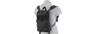 Lancer Tactical Multi-Use Expandable Backpack (Color: Black)