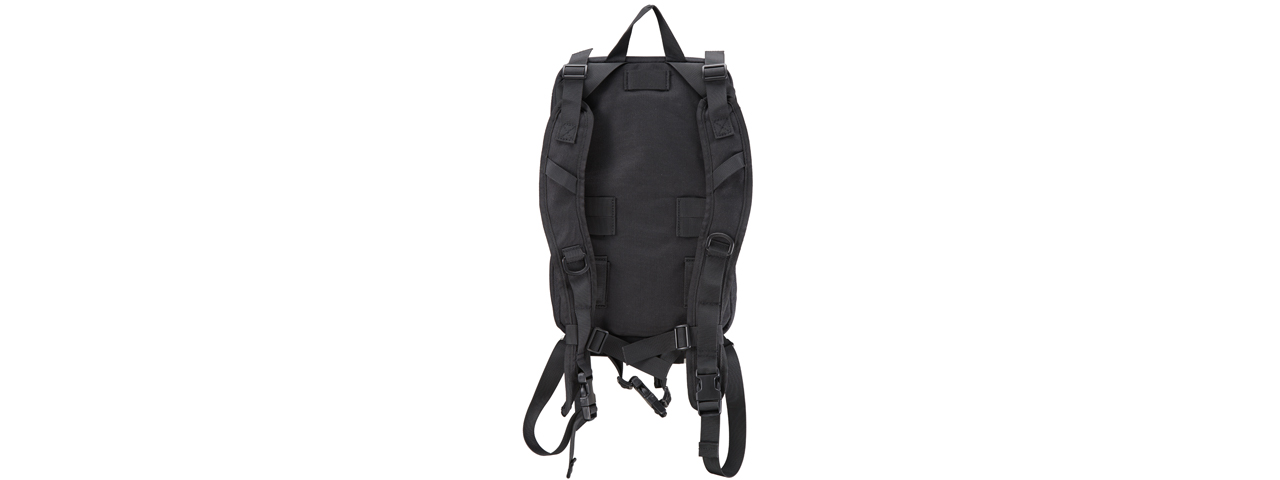 Lancer Tactical Multi-Use Expandable Backpack (Color: Black)