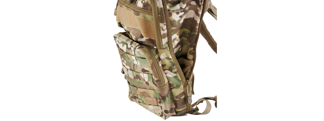 Lancer Tactical Multi-Use Expandable Backpack (Color: Multi-Camo) - Click Image to Close
