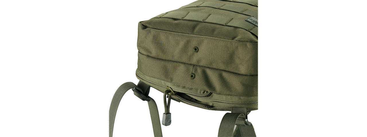 Lancer Tactical Multi-Use Expandable Backpack (Color: OD Green) - Click Image to Close