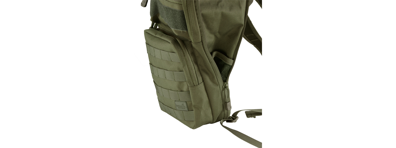 Lancer Tactical Multi-Use Expandable Backpack (Color: OD Green)