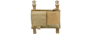 Lancer Tactical MK4 Fight Chassis Buckle Up Pouch Panel (Color: Tan)