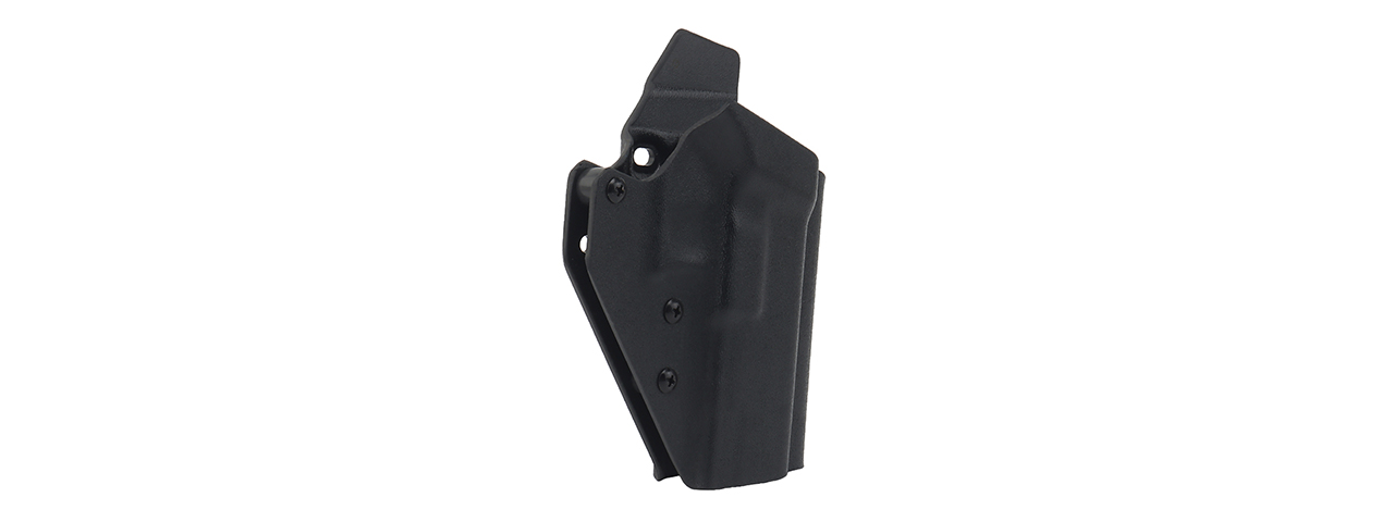 Lightweight Kydex Tactical Holster for Glock 17, 19, 19X, 45 with G-01 Lights (Color: Black)