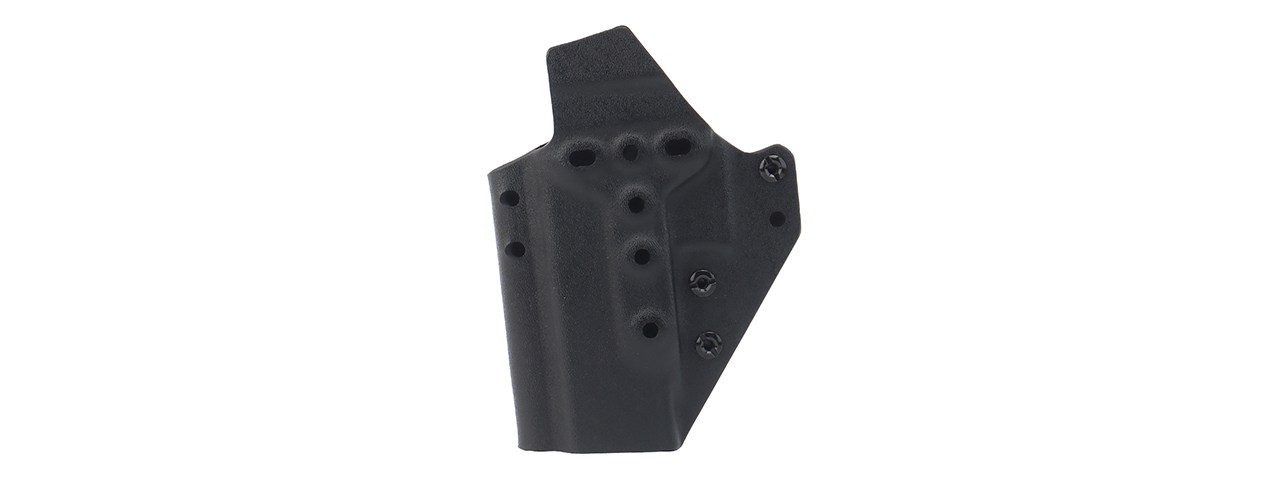Lightweight Kydex Tactical Holster for Glock 17, 19, 19X, 45 with G-01 Lights (Color: Black)