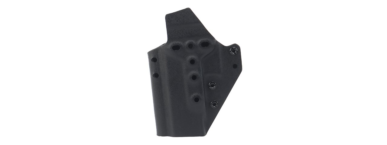 Lightweight Kydex Tactical Holster for Glock 17, 19, 19X, 45 with G-01 Lights (Color: Black) - Click Image to Close