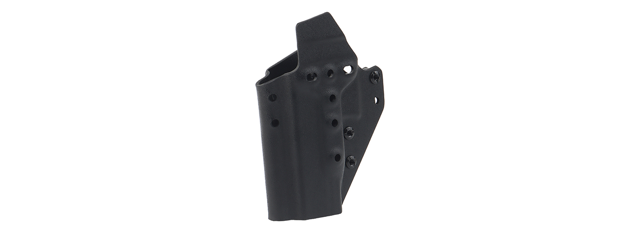 Lightweight Kydex Tactical Holster for Glock 17, 19, 19X, 45 with G-01 Lights (Color: Black) - Click Image to Close