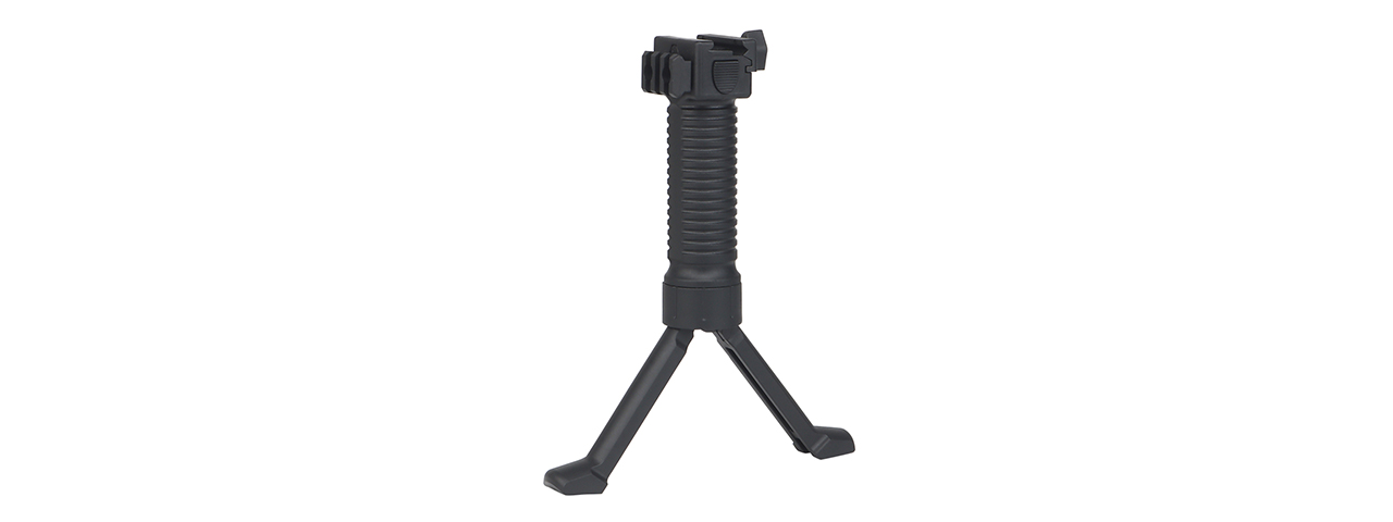 Tactical Vertical Bi-Pod Grip (Color: Black) - Click Image to Close