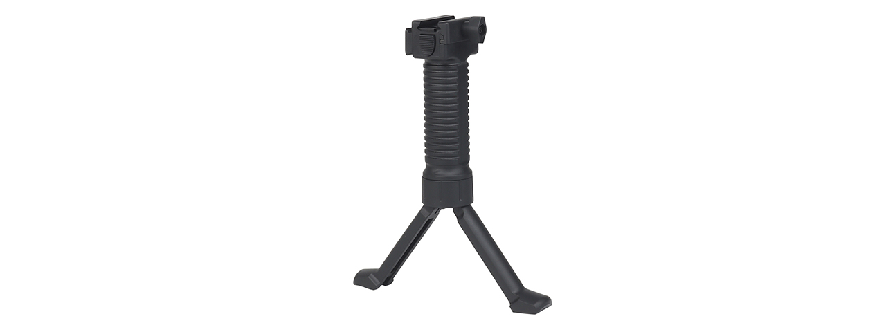 Tactical Vertical Bi-Pod Grip (Color: Black) - Click Image to Close