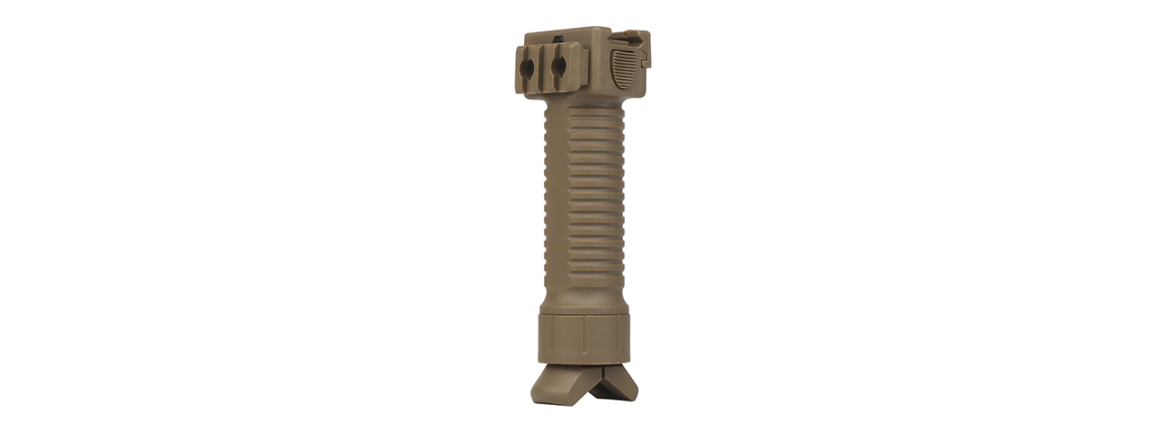 Tactical Vertical Bi-Pod Grip (Color: Tan)