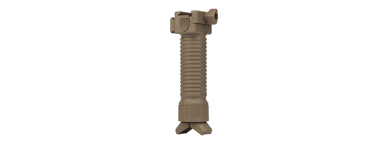 Tactical Vertical Bi-Pod Grip (Color: Tan)