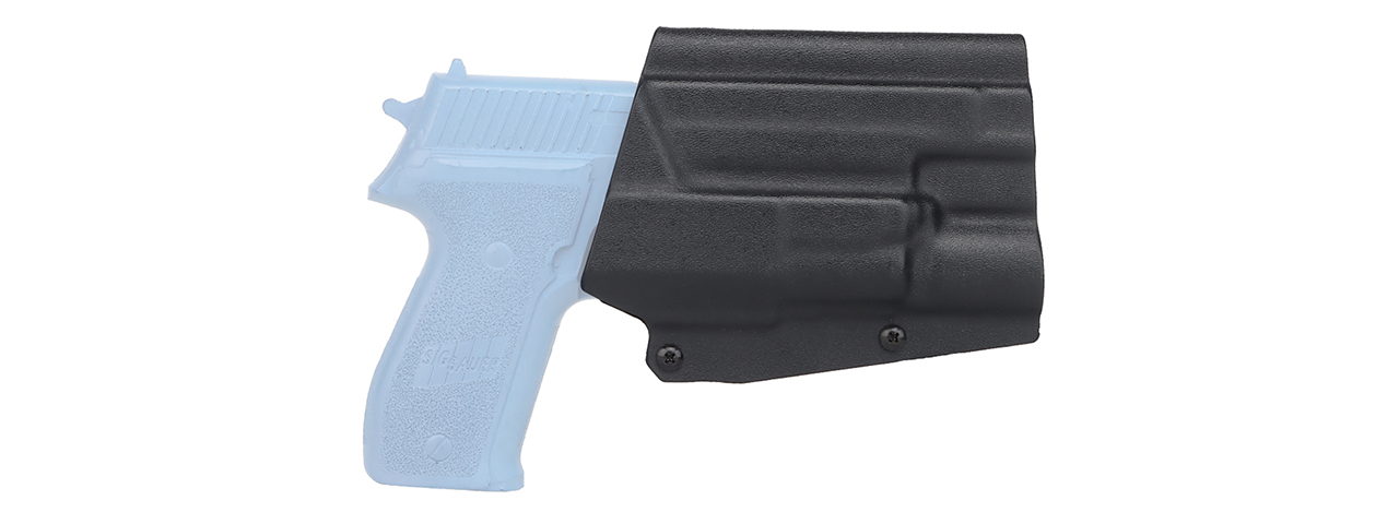 Lightweight Kydex Tactical Holster for P226 with X300 Weapon Lights (Color: Black) - Click Image to Close