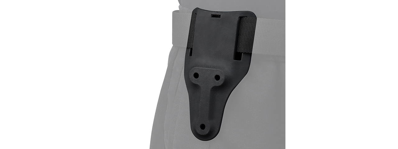 Tactical Short Belt Loop Holster Platform (Color: Black)