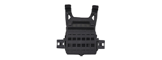 Lightweight SPC Laser Cut Tactical Vest (Color: Black)